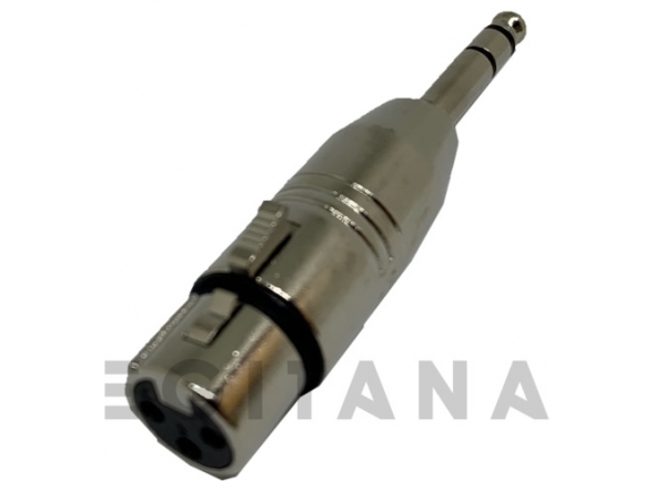 Egitana Xlr femea para Jack Stero adaptador Egitana Xlr femea para Jack Stero adaptador